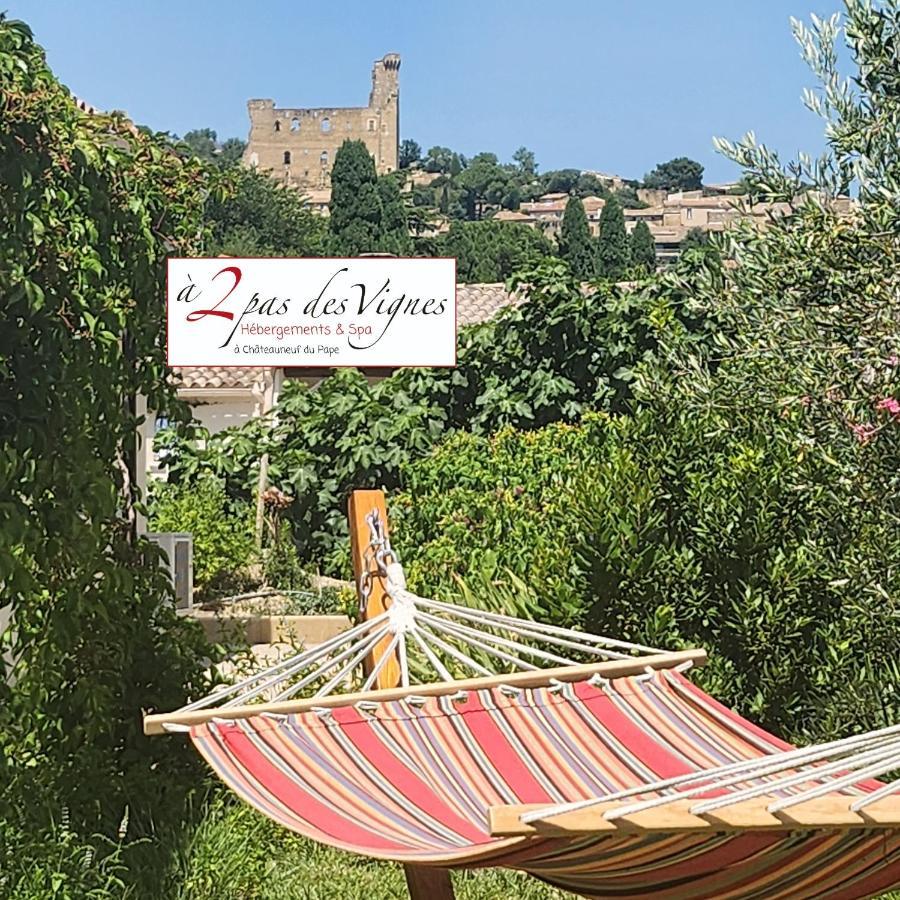 A 2 Pas Des Vignes, Hebergements Et Spa, Maison Numero 6, A Chateauneuf Du Pape Exteriör bild