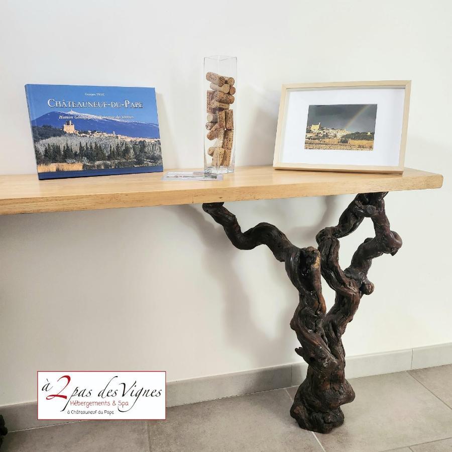 A 2 Pas Des Vignes, Hebergements Et Spa, Maison Numero 6, A Chateauneuf Du Pape Exteriör bild