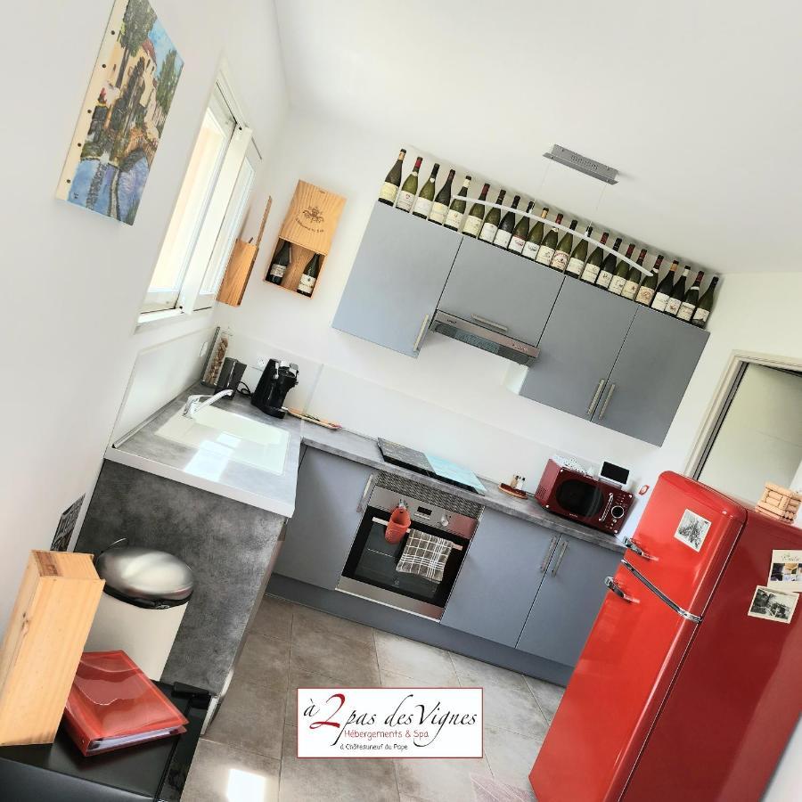 A 2 Pas Des Vignes, Hebergements Et Spa, Maison Numero 6, A Chateauneuf Du Pape Exteriör bild