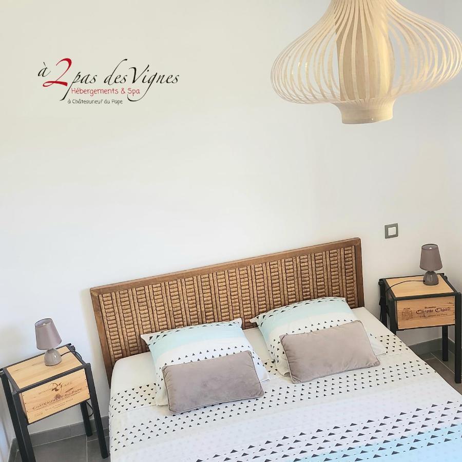 A 2 Pas Des Vignes, Hebergements Et Spa, Maison Numero 6, A Chateauneuf Du Pape Exteriör bild